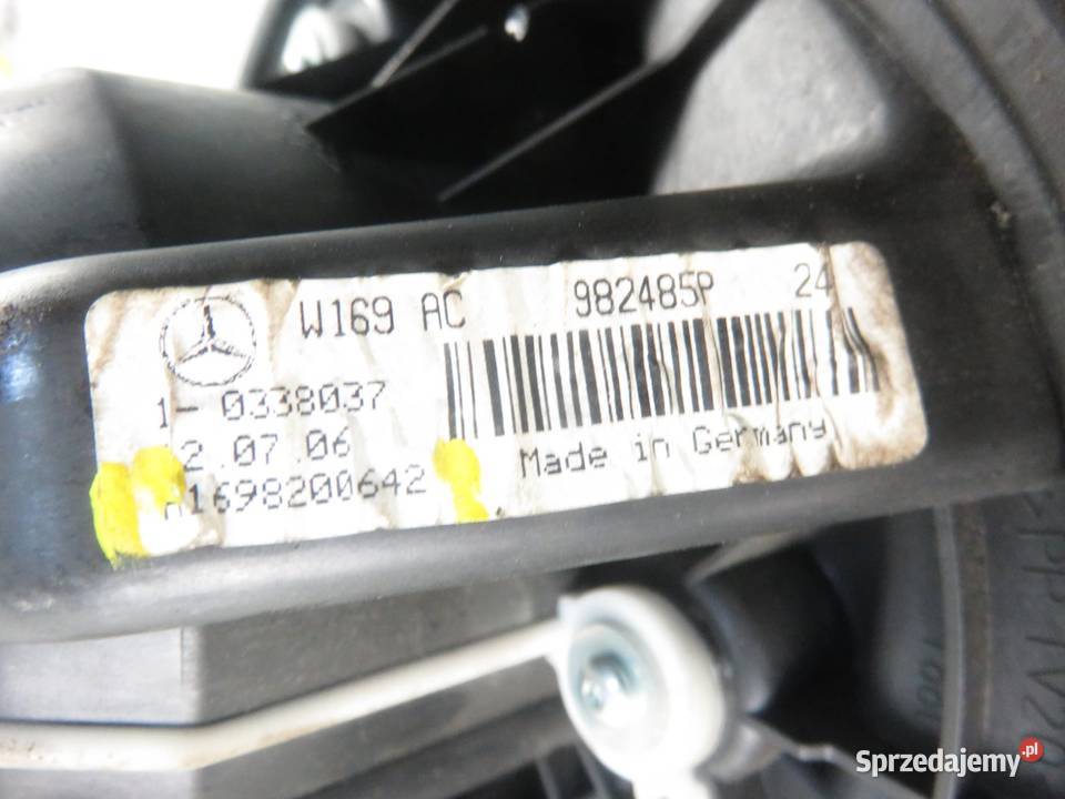 DMUCHAWA MERCEDES A W169 A1698200642