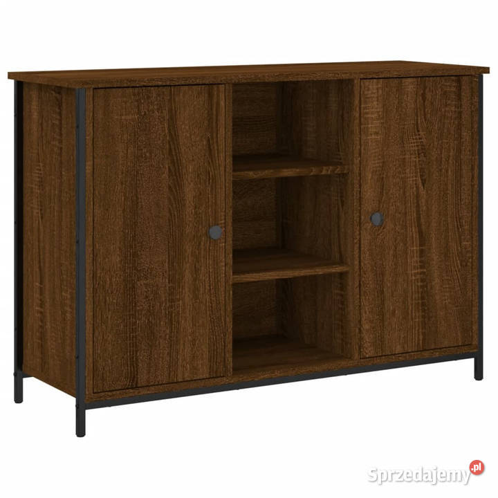 Szafka brązowy dąb 100x35x70 materiał