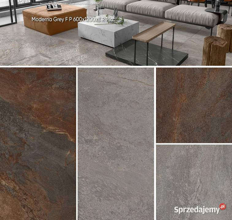 gres 6060 60120 moderna brown grey mat gat1 ENTR sprzedam