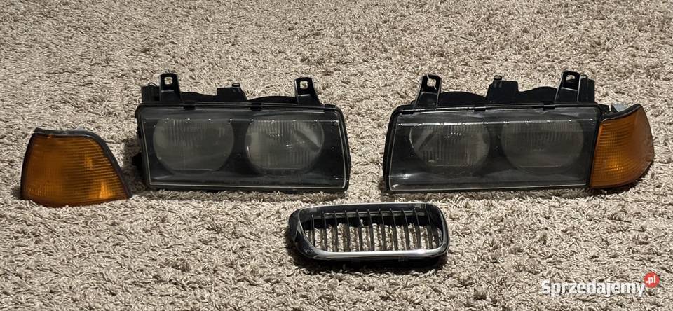 Części BMW Seria 3 E36 lampy przód kierunki Lublin sprzedam