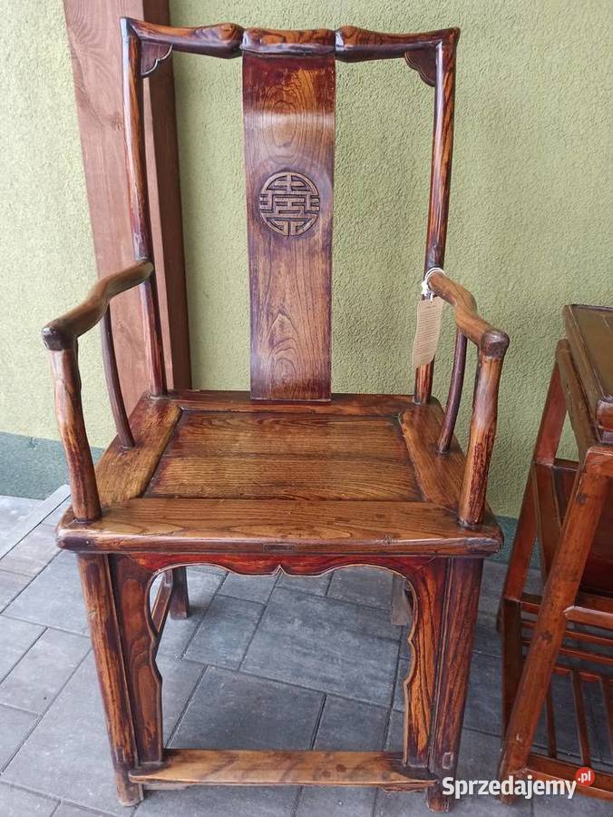 Fotel fotele stolik zestaw kawowy Chiny XIX w Meble Budzyń