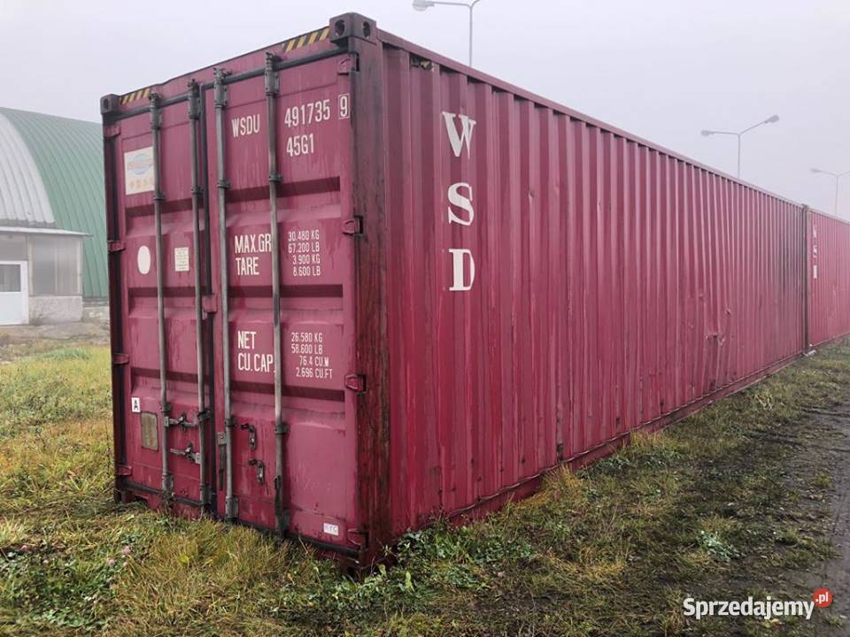 Kontener morskimagazynowy 40HC używany stan As Gdynia