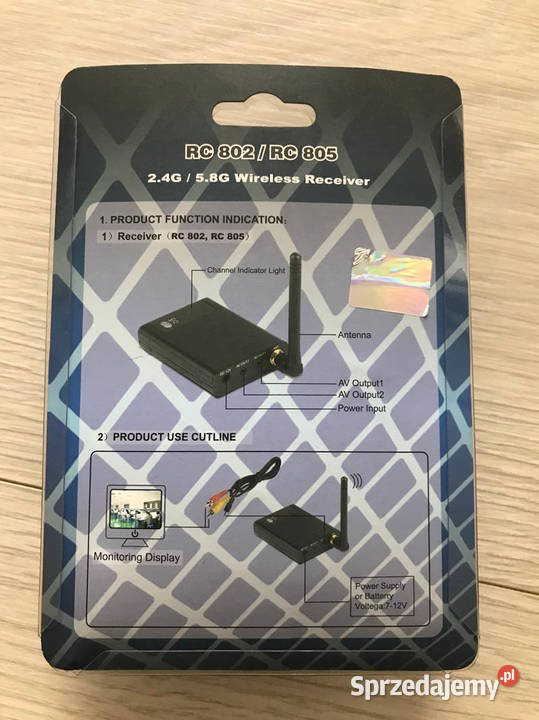 Boscam RC805 58Ghz FPV Receiver 8 Channel Zdalnie sterowane Kielce sprzedam