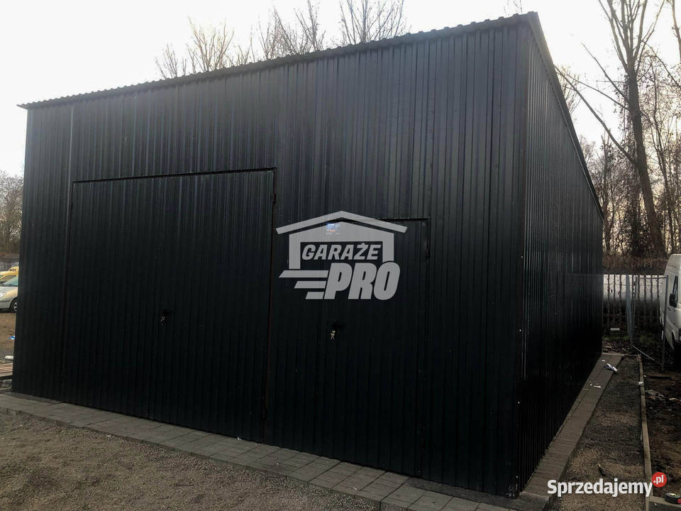 Hala Garaz blaszany 6x7 Brama dwuskrzydłowa śląskie Mysłowice