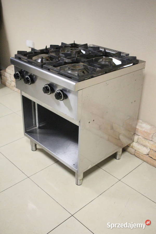 Kuchnia gazowa 4 palniki z półką 19 kW Pszczyna