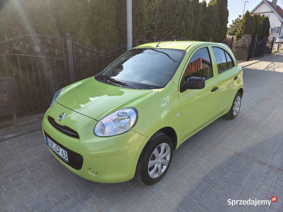 12i 80 Klimatyzacja Bluetooth 1właściciel z zielony Micra Kętrzyn