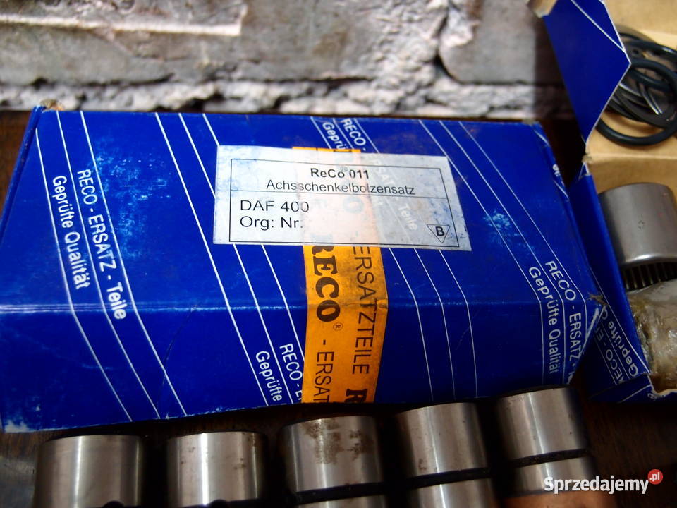 sworzeń zwrotnicy zestaw naprawczy DAW 400