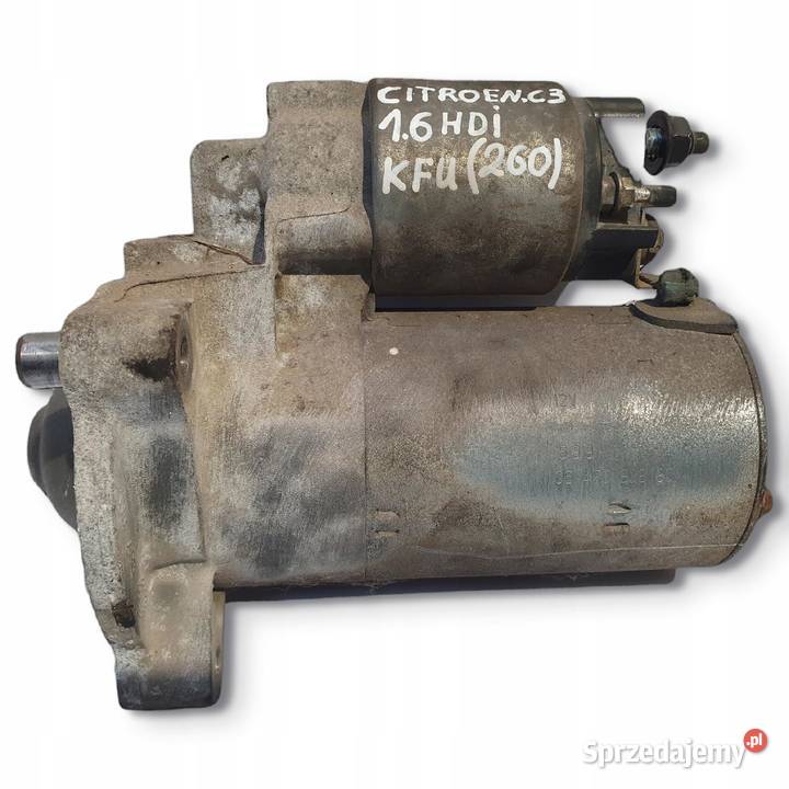 ROZRUSZNIK Peugeot 207 14 16V bosch 9647982880 Układ elektryczny silnika lubelskie Chełm