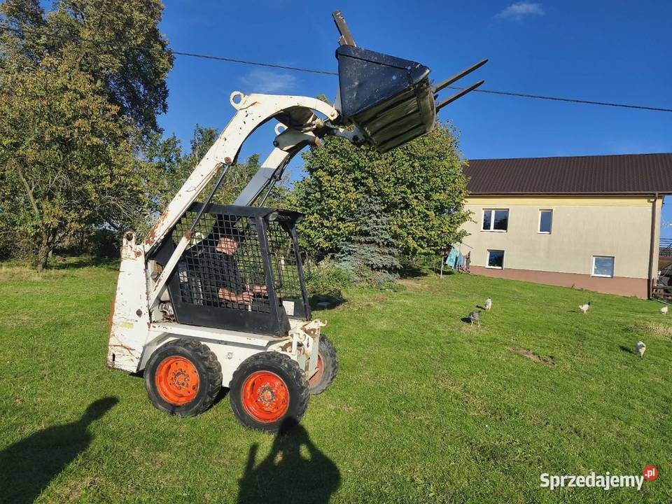 Miniładowarka Bobcat 533 łyżkawidły do palet 2300h Grabków sprzedam