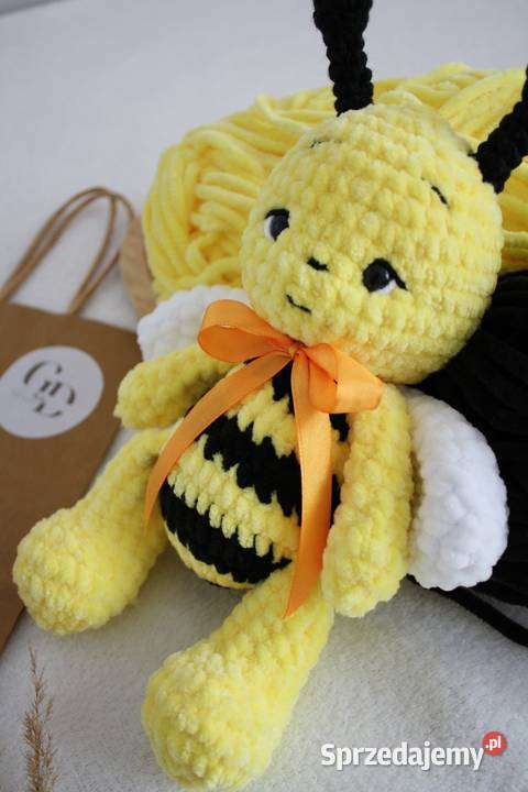 Szydełkowa maskotka pszczółka handmade Maskotki Rzeszów