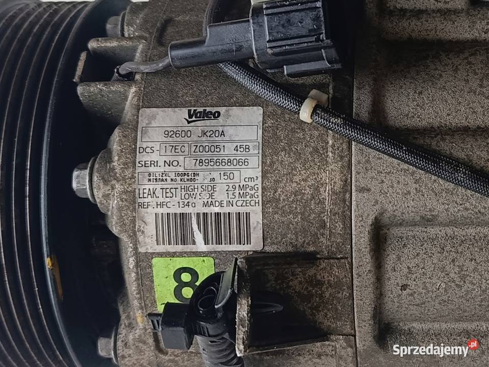 KOMPRESOR SPRĘŻARKA KLIMATYZACJI INFINITI G35 Nowy Tomyśl