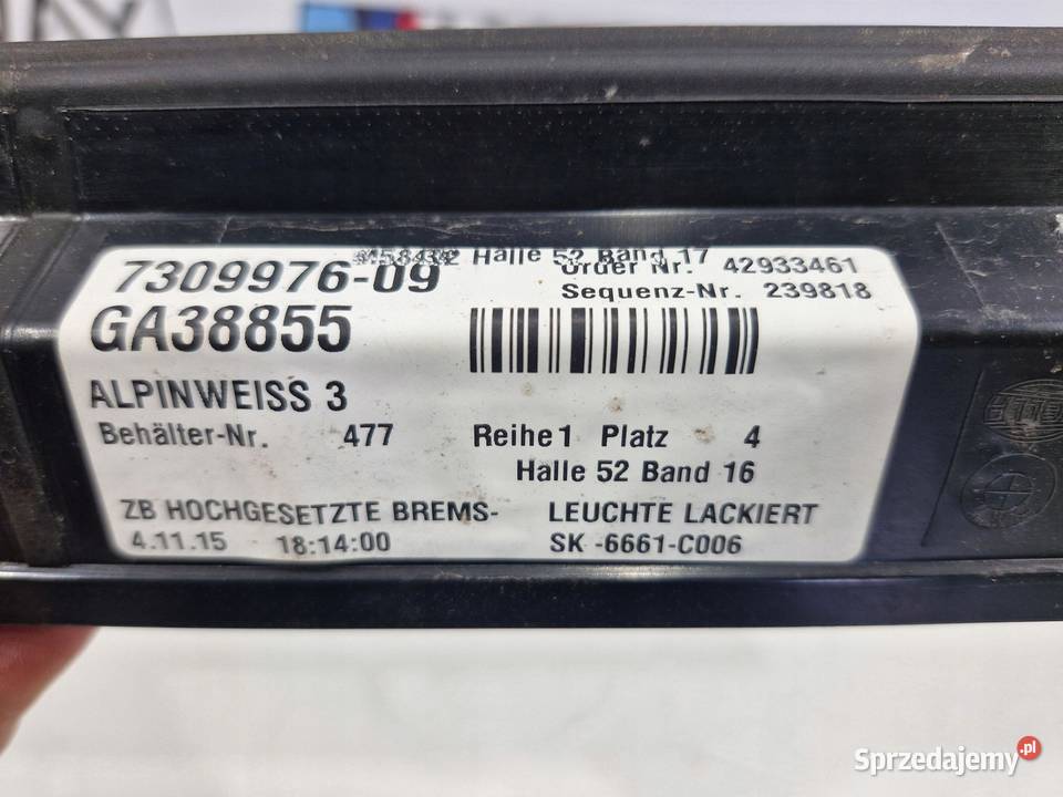 BMW F06 TRZECIE ŚWIATŁO STOP ALPINWEISS 7309976