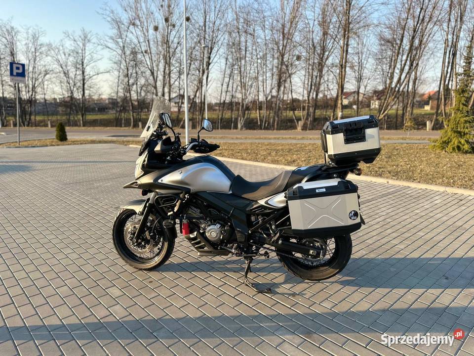 SUZUKI Vstrom DL650 XT 2016 3 kufry nawigacja manualna Warszawa sprzedam