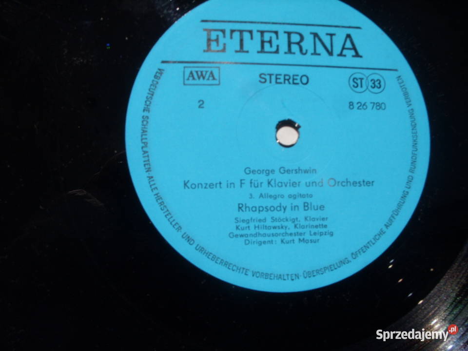 Jazz LP George GershwinRapsodie in Blue 1975 1 płyta Wołów