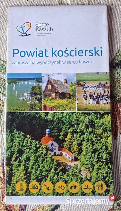 Powiat kościerski mapa 165 000 ISBN 9788364156182 Kraków