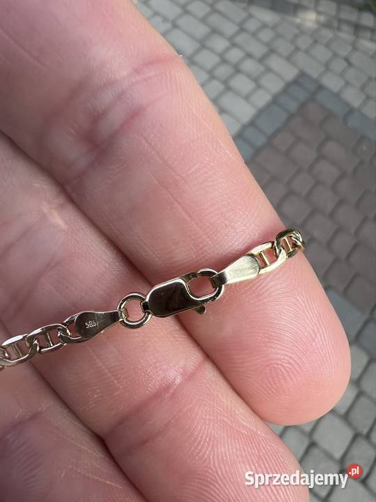 Męski złoty łańcuszek próba 585 63 49g idealny Łańcuszki Nysa