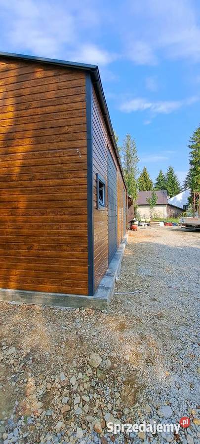 GP63 Garaż Blaszany Drewnopodobny Garaże samodzielny Kolno
