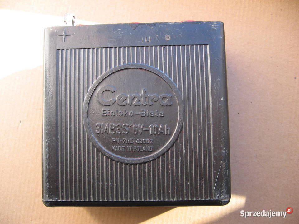 Centra akumulator 6V 10Ah WSK Komar Junak SHL