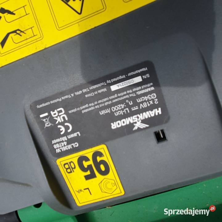 Kosiarka akumulatorowa 18v 34 małopolskie