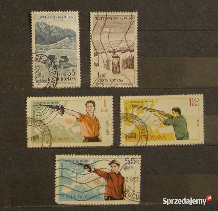 Znaczki pocztowe Rumunia 3 Łódź