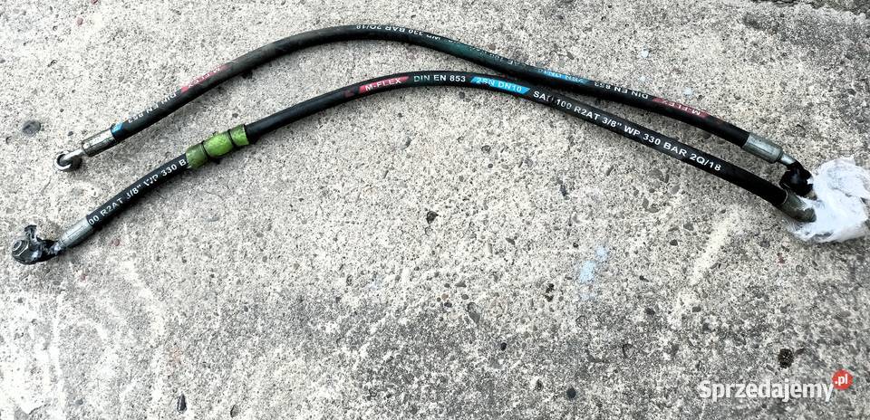 Dwa zakute przewody hydrauliczne wysokiego Tarnobrzeg sprzedam