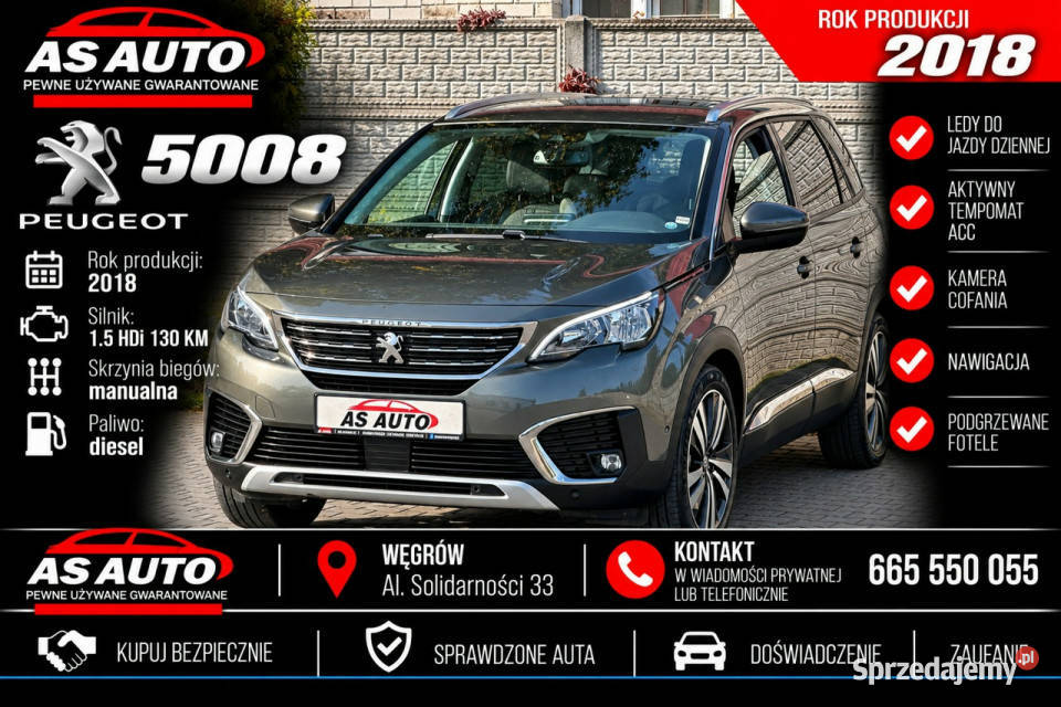 Peugeot 5008 15HDi 130 5008 Węgrów sprzedam