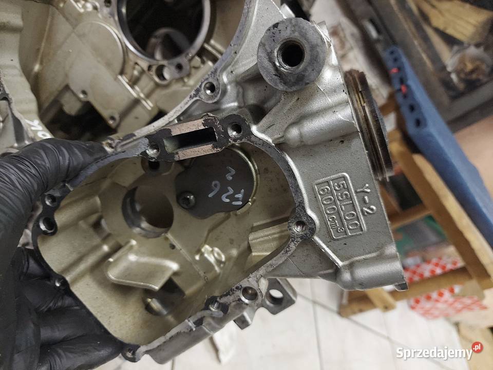 Yamaha FZ6 S1 j507e blok silnika kartery tuleje
