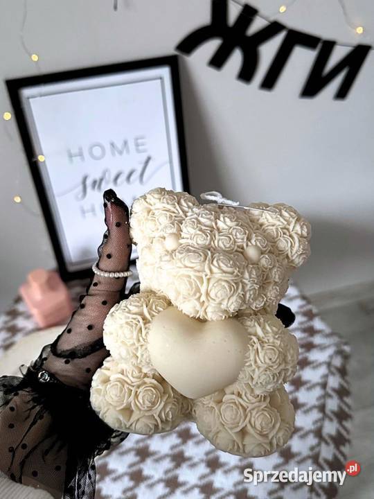 Świeca sojowa miś XXL Warszawa