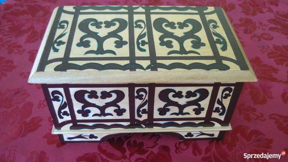 Skrzyneczka drewniana Myszków sprzedam