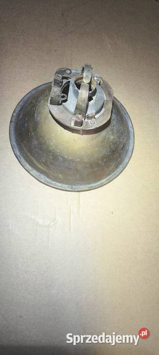 Odbłyśnik mosiężny oprawką żarówki 160mm ursus