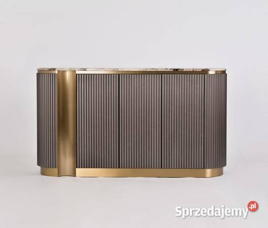 Komoda złota Nutris Glamour Premium 158x40x88