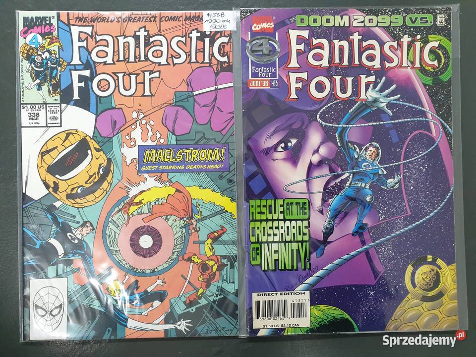 Fantastic Four 8 oryginalnych komiksów Marvel Kultura i Rozrywka Gdynia