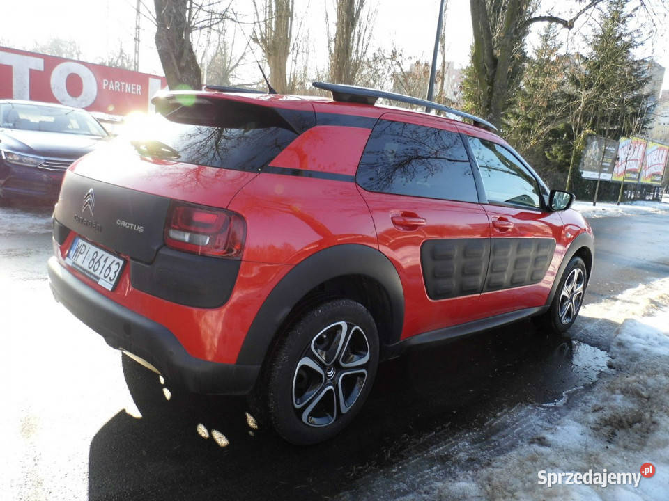 Citroen C4 Cactus 12 klima salon Polska I 2014 wielofunkcyjna kierownica łódzkie Łódź