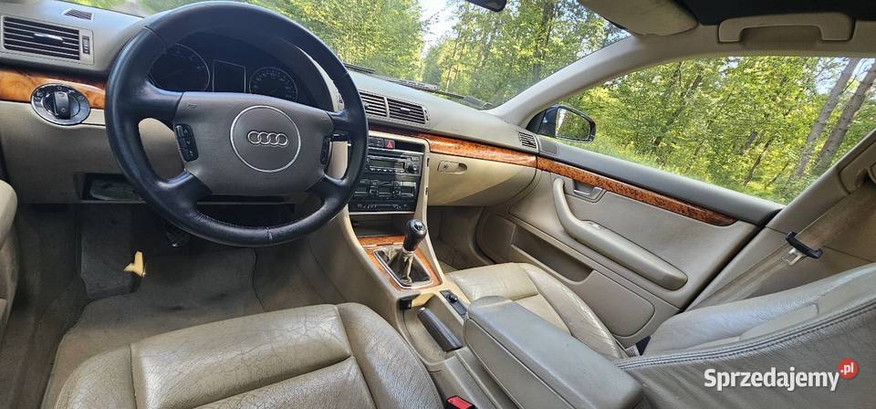 Audi a4 20 blpg full jasna skóra A4 Jarosław
