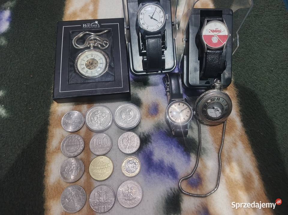 Zegarki monety Jastrzębie-Zdrój sprzedam