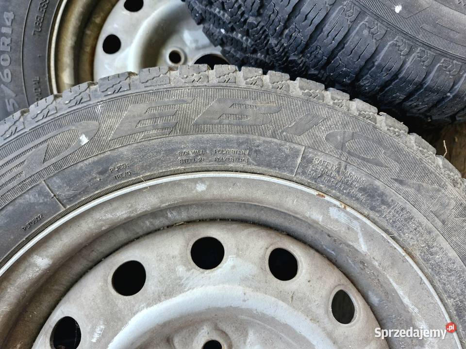 Komplet opon na stalowych felgach 18560 R14 Nowy Dwór Mazowiecki
