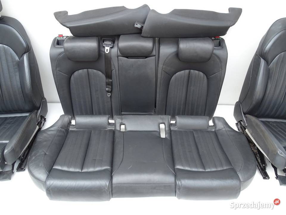 FOTELE FOTEL KANAPA SKÓRA KOMPLET SLINE AUDI A6 Wyposażenie wnętrza