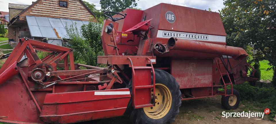 Kombajn Massey Ferguson 186 MF186 Huta Turobińska