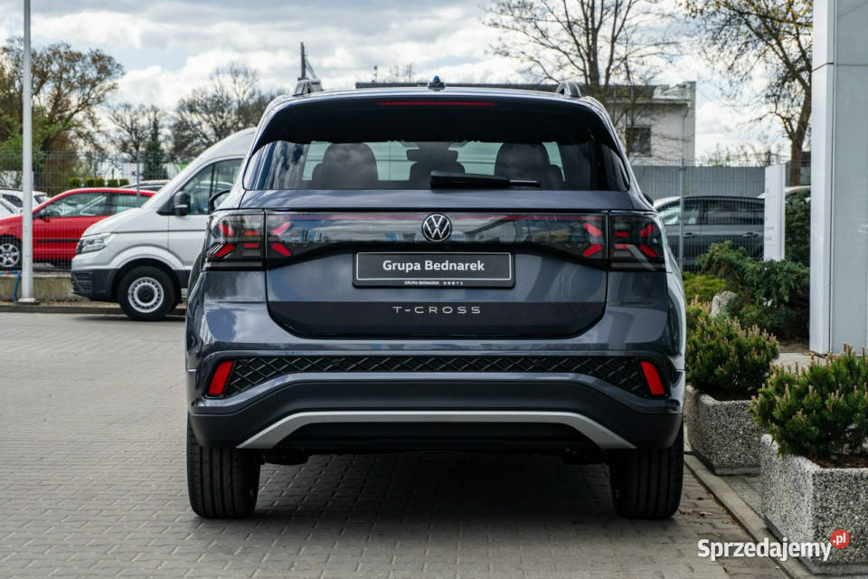 Volkswagen TCross RLine Plus 15 TSI 150 DSG asystent pasa ruchu Łódź