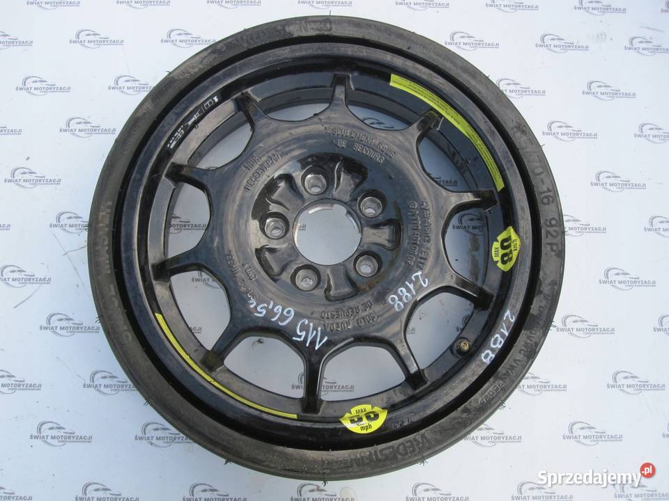 MERCEDES CL203 W203 W170 koło dojazdowe 1657016 Kielce