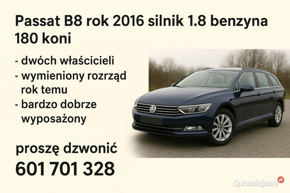 Sprzedam Volkswagen Passata B8 18TSI czujnik zmierzchu Koszalin