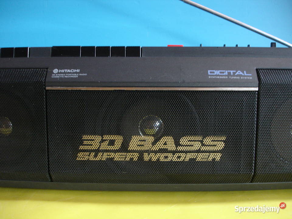 Radiomagnetofon HITACHI 3D35E lubuskie Zielona Góra