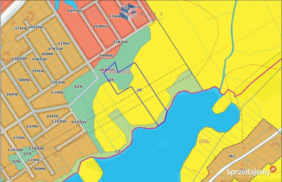 Działka Nowa Wieś 31500m2 warmińsko-mazurskie