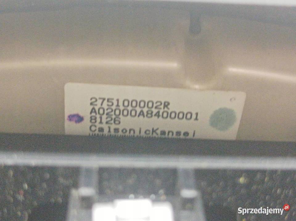 KRATKI NAWIEWU PANEL NAWIEWU 275100002R Renault