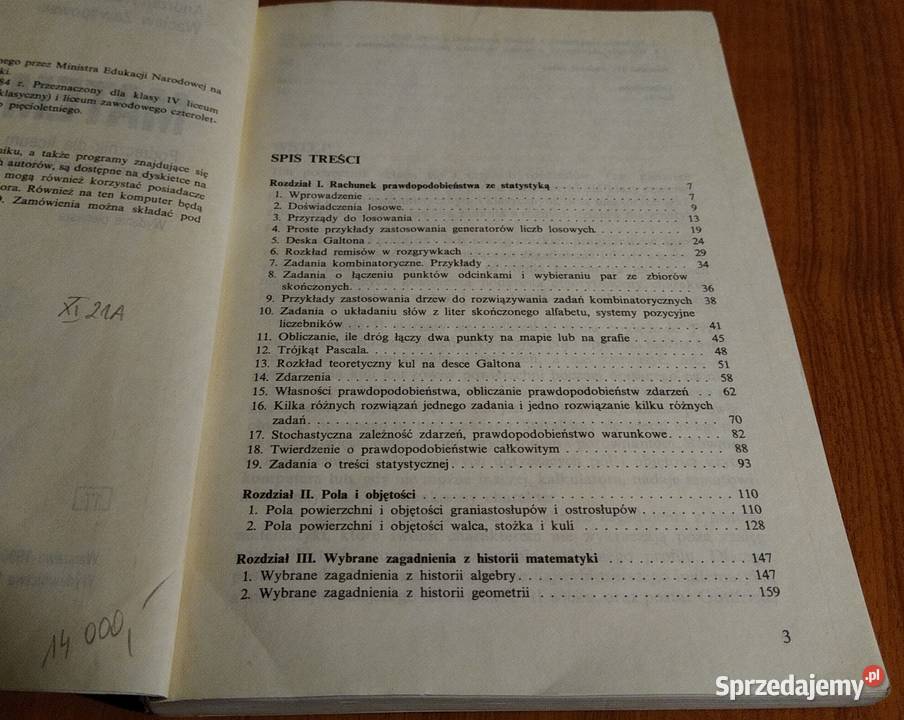 Matematyka IV 4 podręcznik liceum Walat Gdańsk