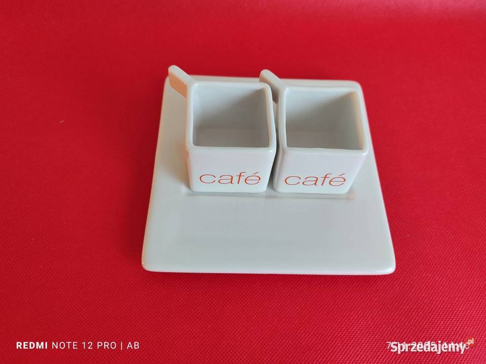 Filiżanki do espresso z limitowanej serii Orange biały Filiżanki i spodki Katowice