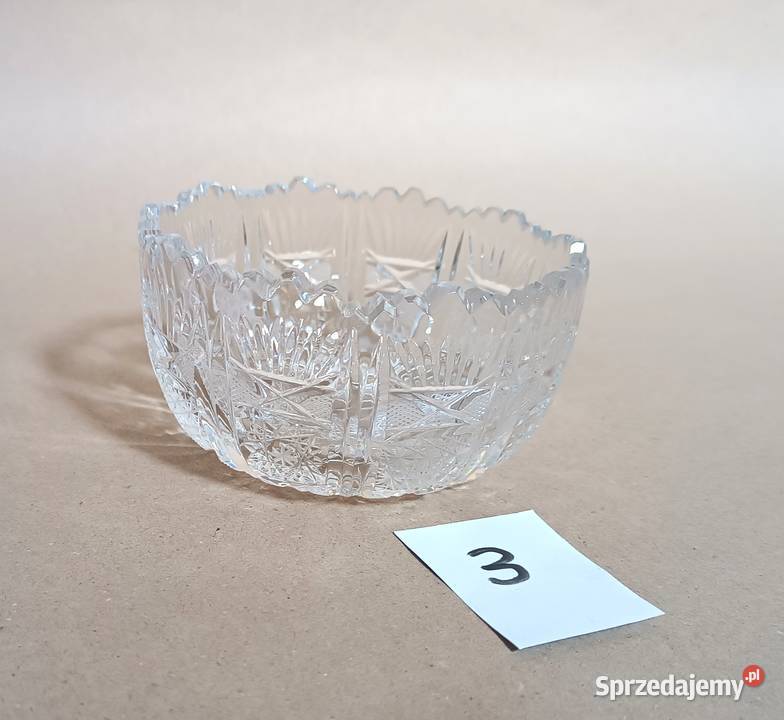 Miseczka kryształowa mała miska kryształowa Opole