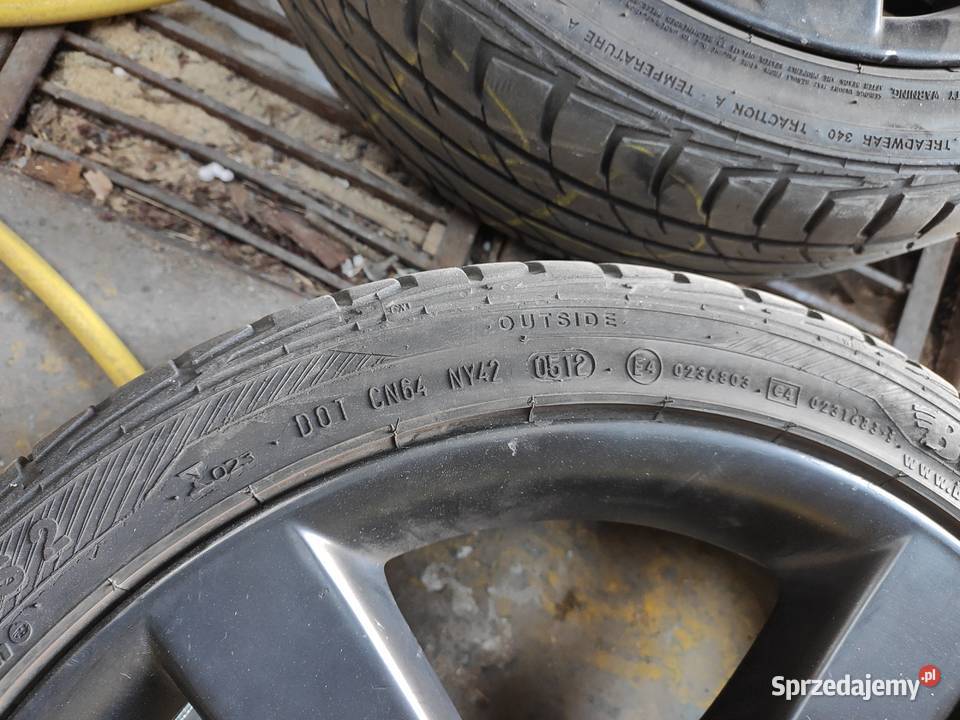 Alufelgi 17 4x100 z oponami 21540 ET 35 75J Raszyn