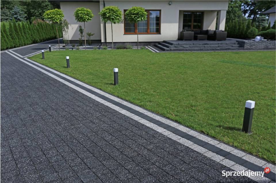 Kostka Brukowa Bergamo Piatto 4 Lux Grafit Jadar Wielogóra