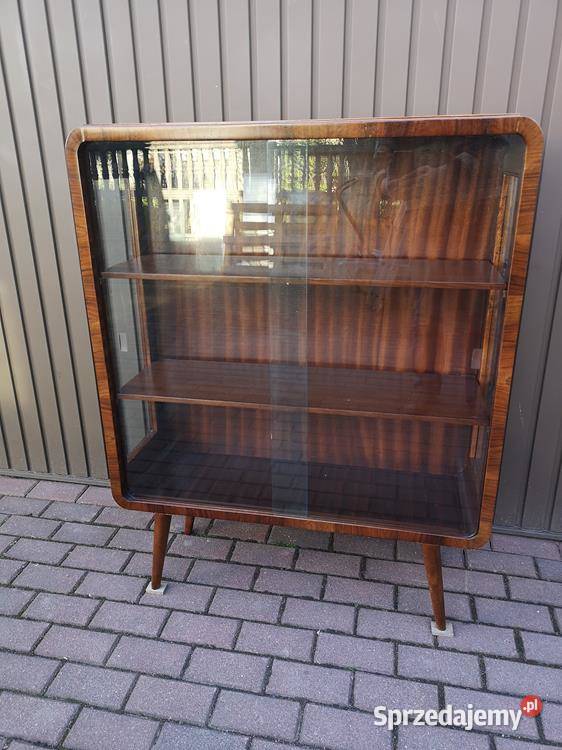 Witryna Biblioteka Serwantka ARTDECO Orzech wielkopolskie Swarzędz sprzedam